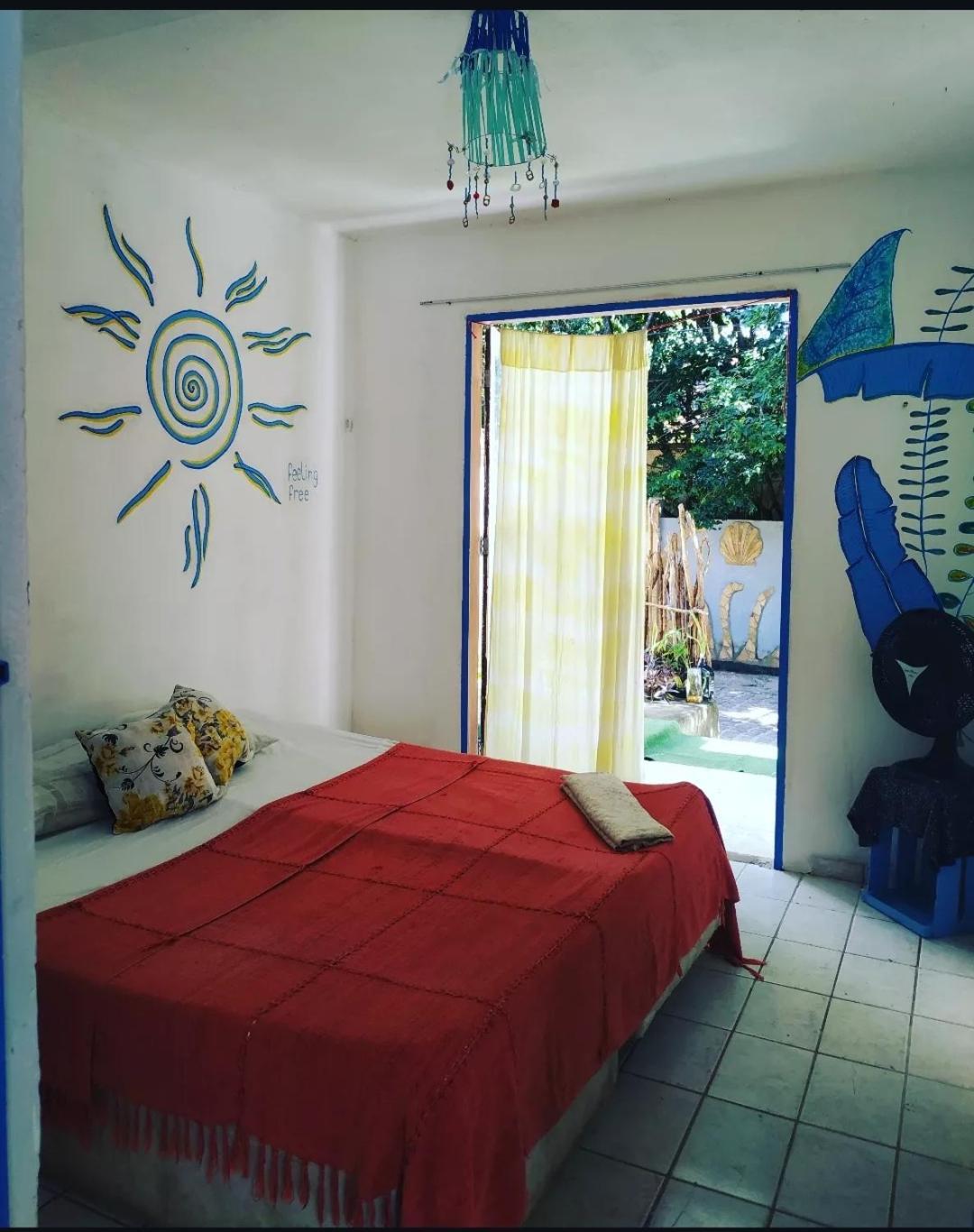 Praia de Pipa Casinha Blue Pipaホステル エクステリア 写真